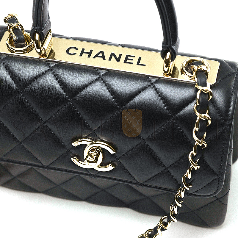CHANEL MINI FLAP BAG WITH TOP HANDLE AS4654 (20*15*8cm)